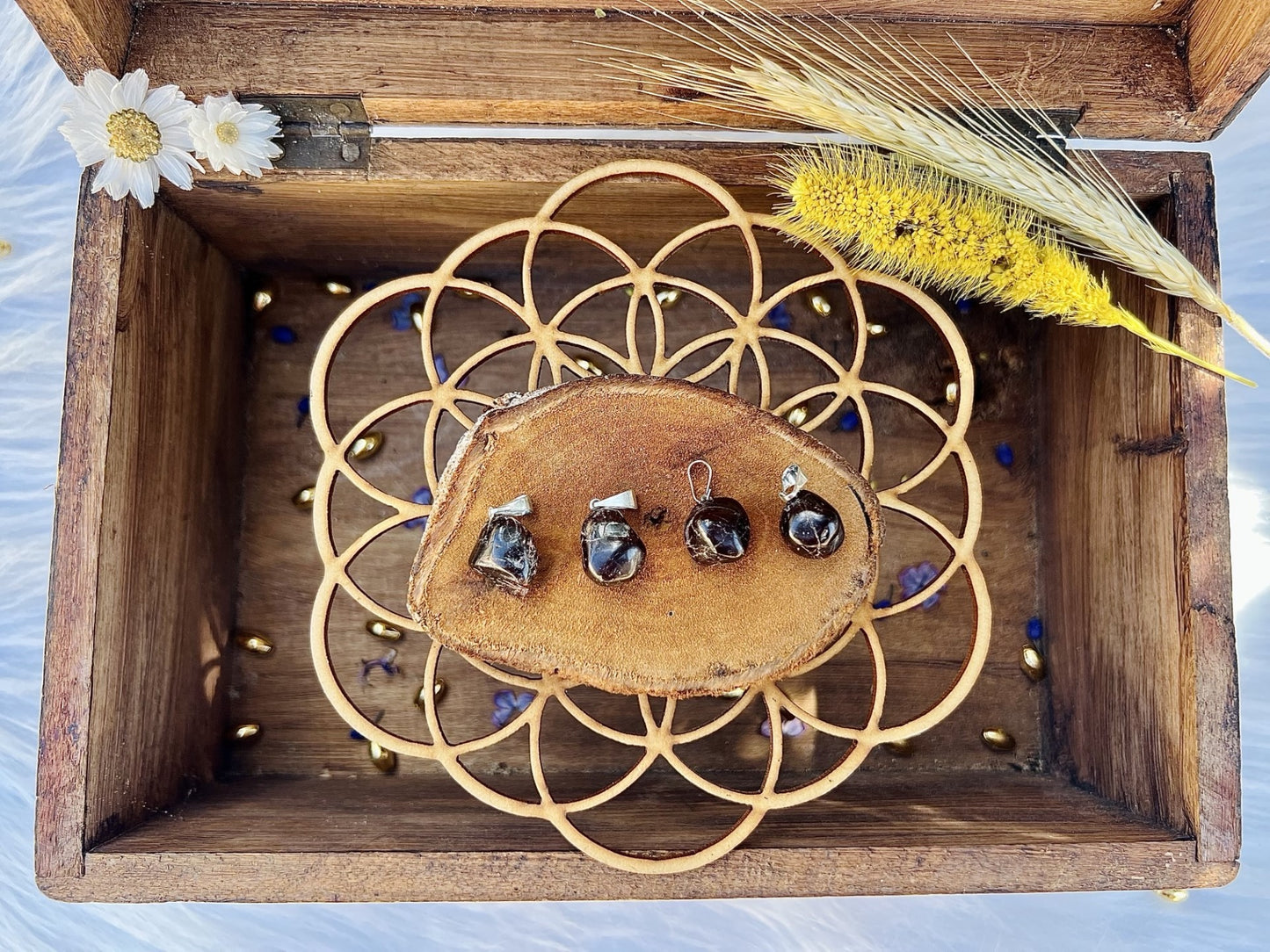Pendentif en pierre de Grenat