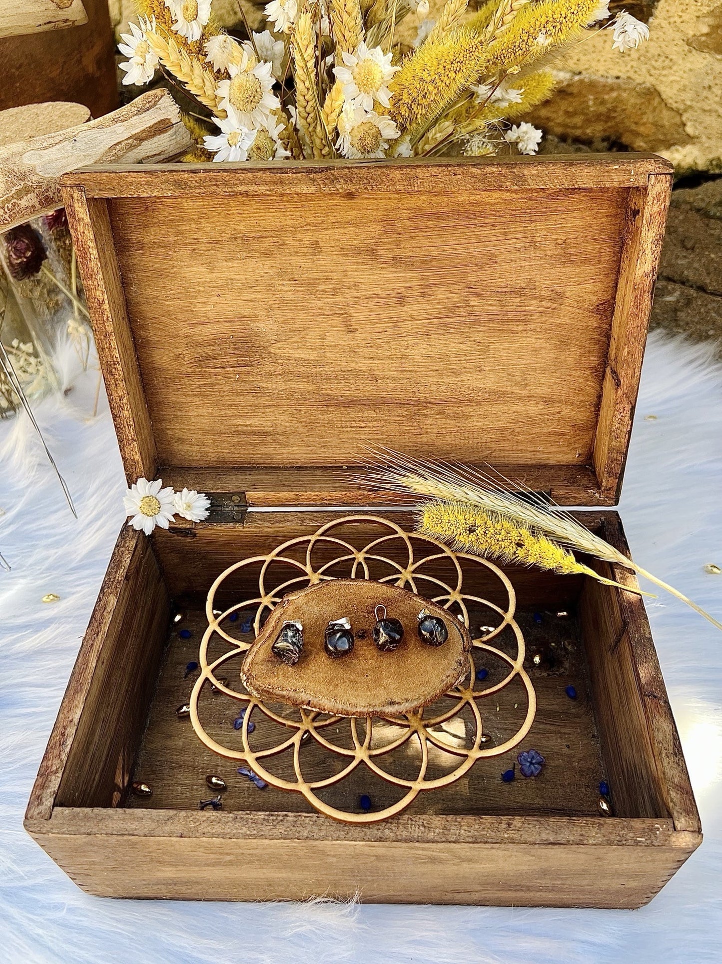 Pendentif en pierre de Grenat