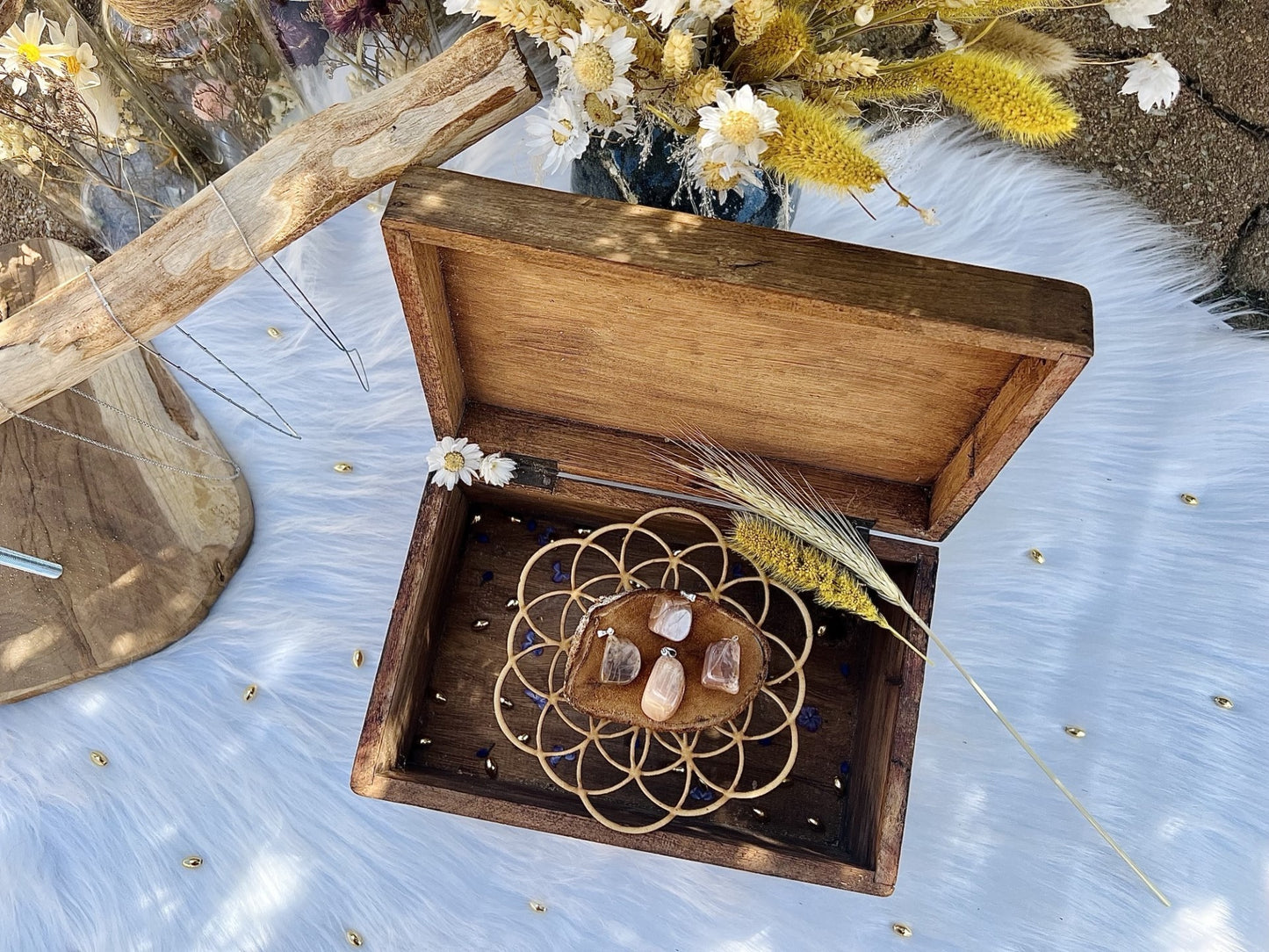 Pendentif en Pierre De Lune