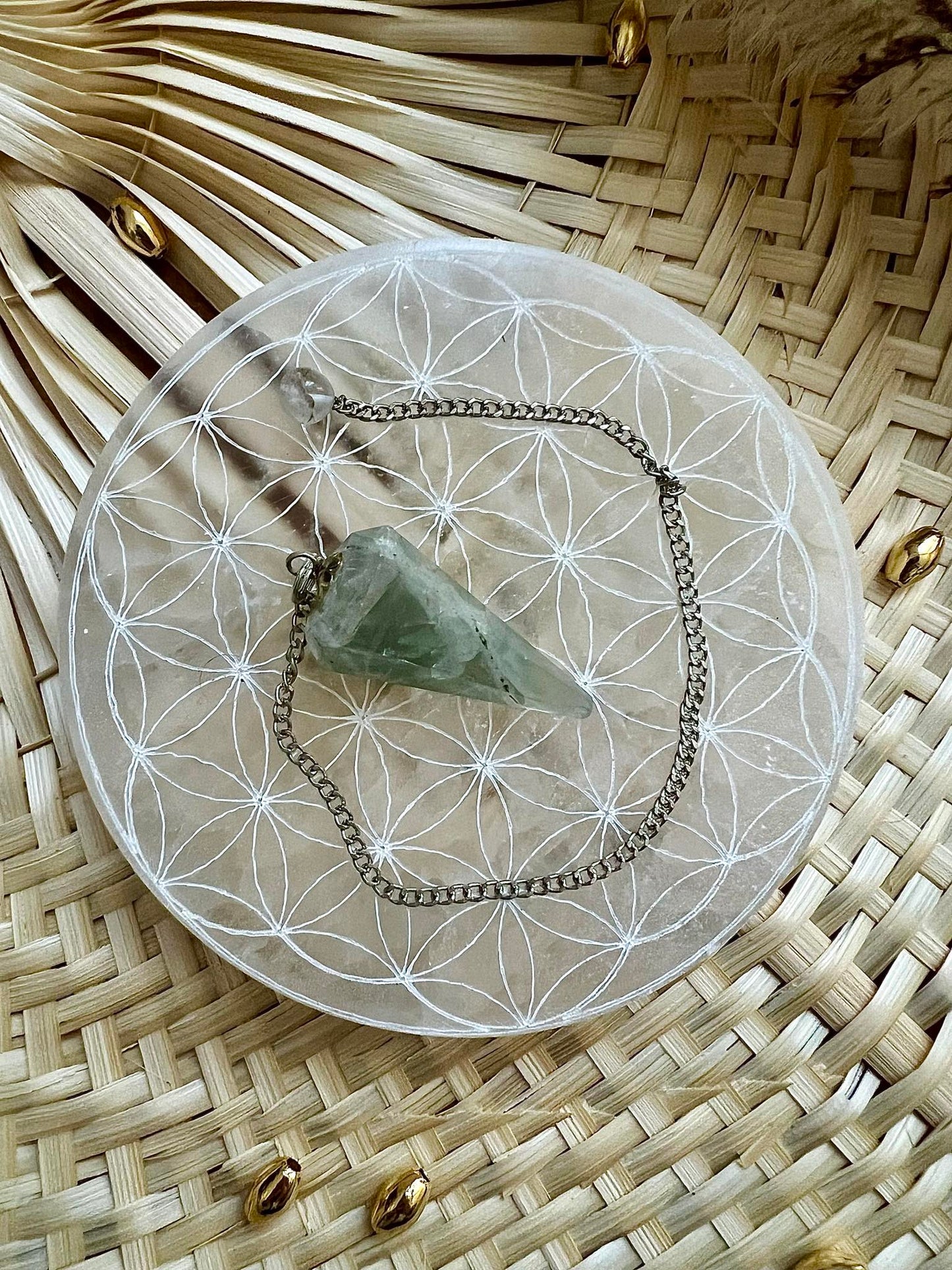 Pendule en pierre de Fluorine